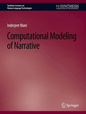 cover image of Computational Modeling of Narrative